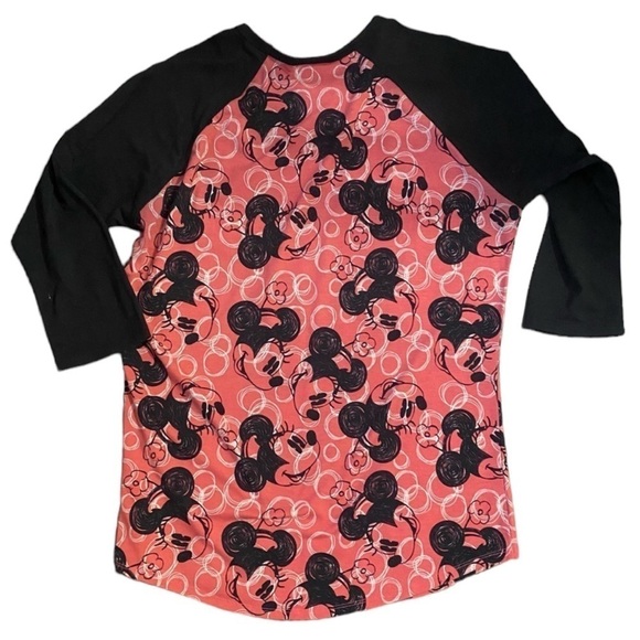 Lularoe disney Minnie Mouse baseball graphic shirt size medium - Picture 4 of 7